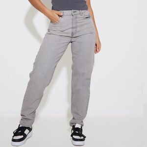 Grey Women’s Mom Jeans